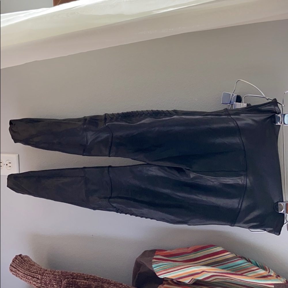 Spanx moto leggings